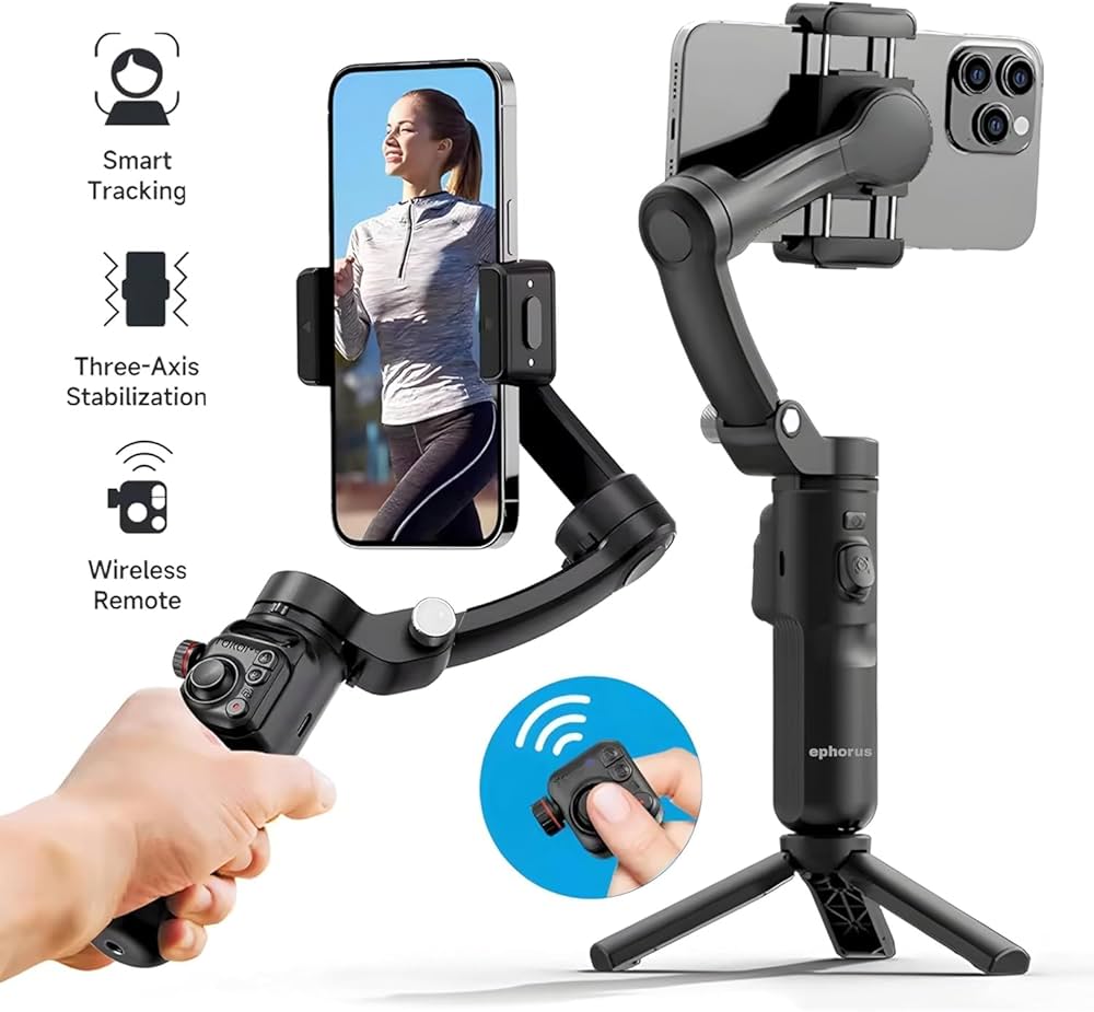 M02 3-Axis Foldable Gimble wireless remote