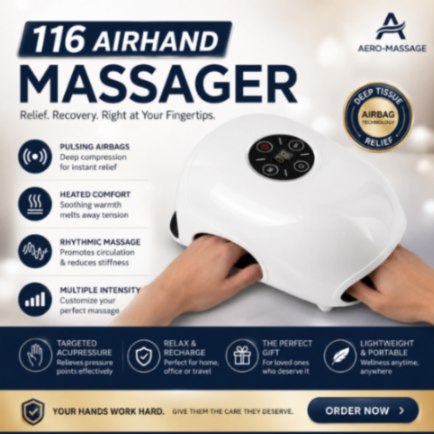 Airbag hand massager